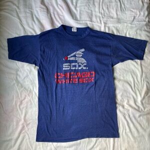 Vintage Champion Blue Chicago Graphic Tee XS/S
